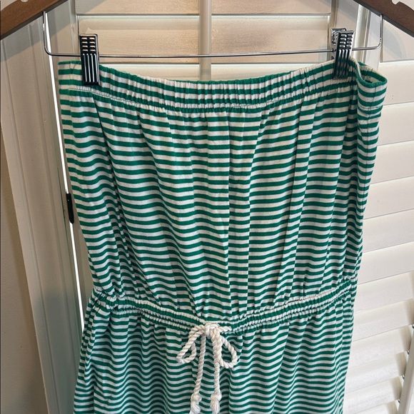 GAP Strapless Dress in Green and White - Picture 3 of 7